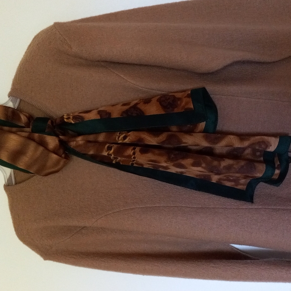 CAMEL TAN Jacket Top Wool Classic by REQUIREMENTS Hong Kong Size Large to  XL - Picture 11 of 11